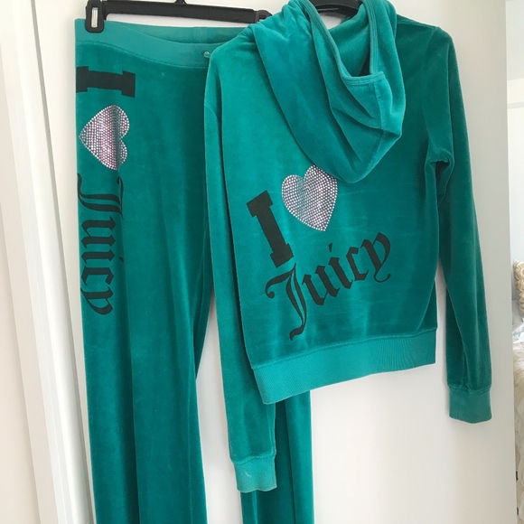 juicy couture crystal tracksuit